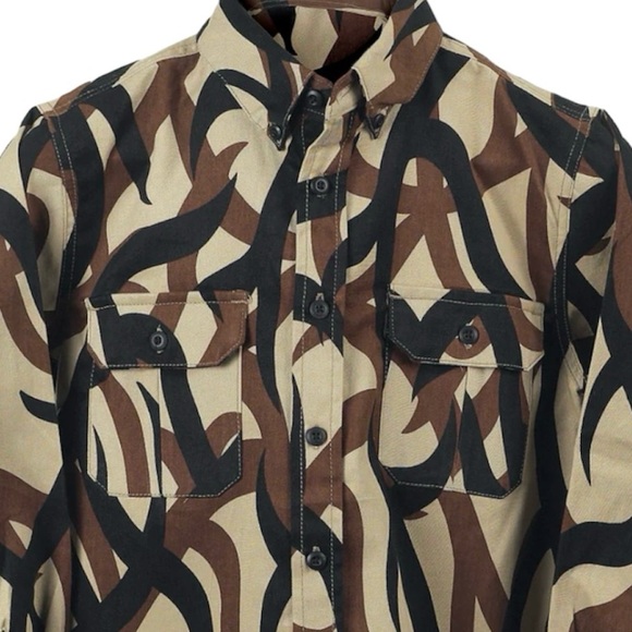 ASAT camo 2 pocket Youth button up shirt - Picture 2 of 3